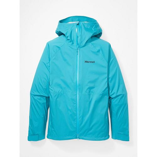 Marmot Rain Jacket Blue NZ - PreCip Stretch Jackets Mens NZ7462530